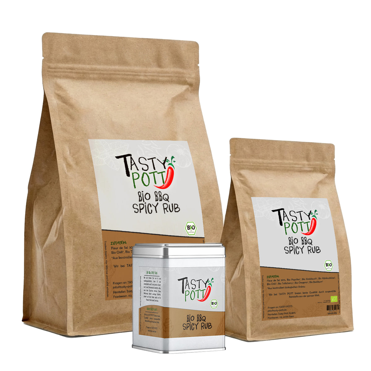 Tasty Pott Bio Spicy BBQ Rub Grillgewürz - im Beutel — Abbildung 6