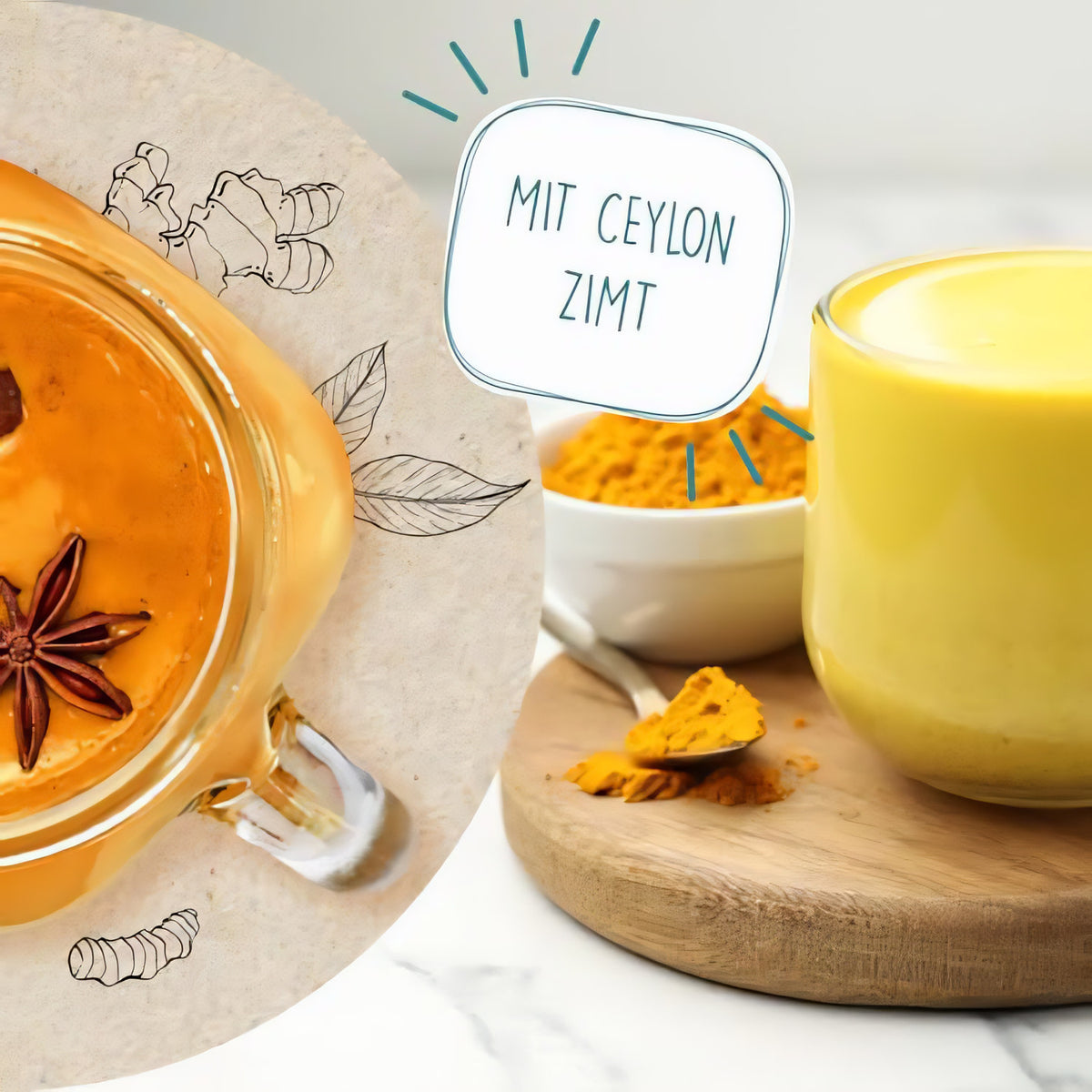 borchers Kurkuma Latte - Goldene Milch-Mischung | 80g | Bio- Qualität | von Natur aus vegan | DE-ÖKO-006 — Abbildung 6