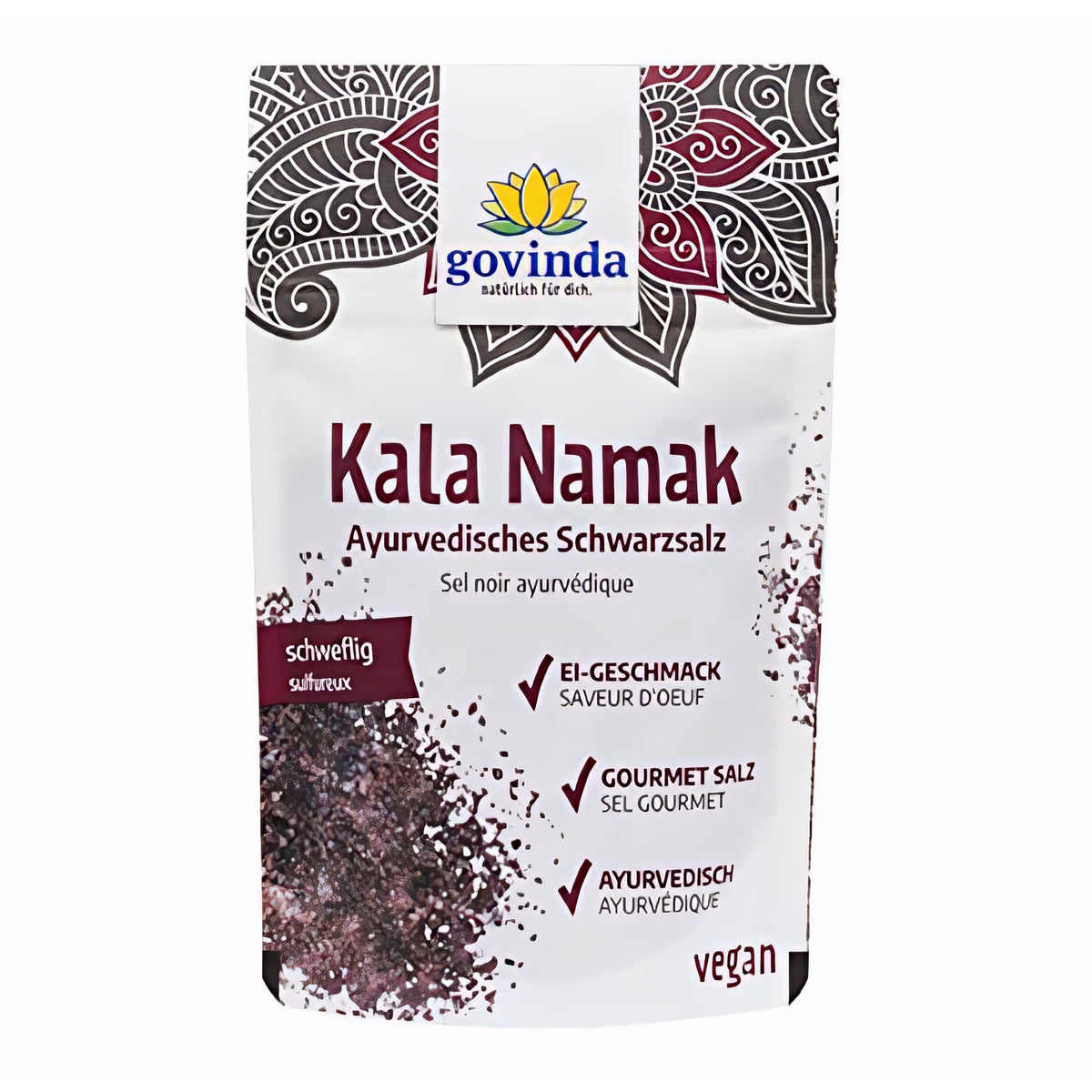 Govinda Kala Namak Ayurvedisches Schwarzsalz 150 g