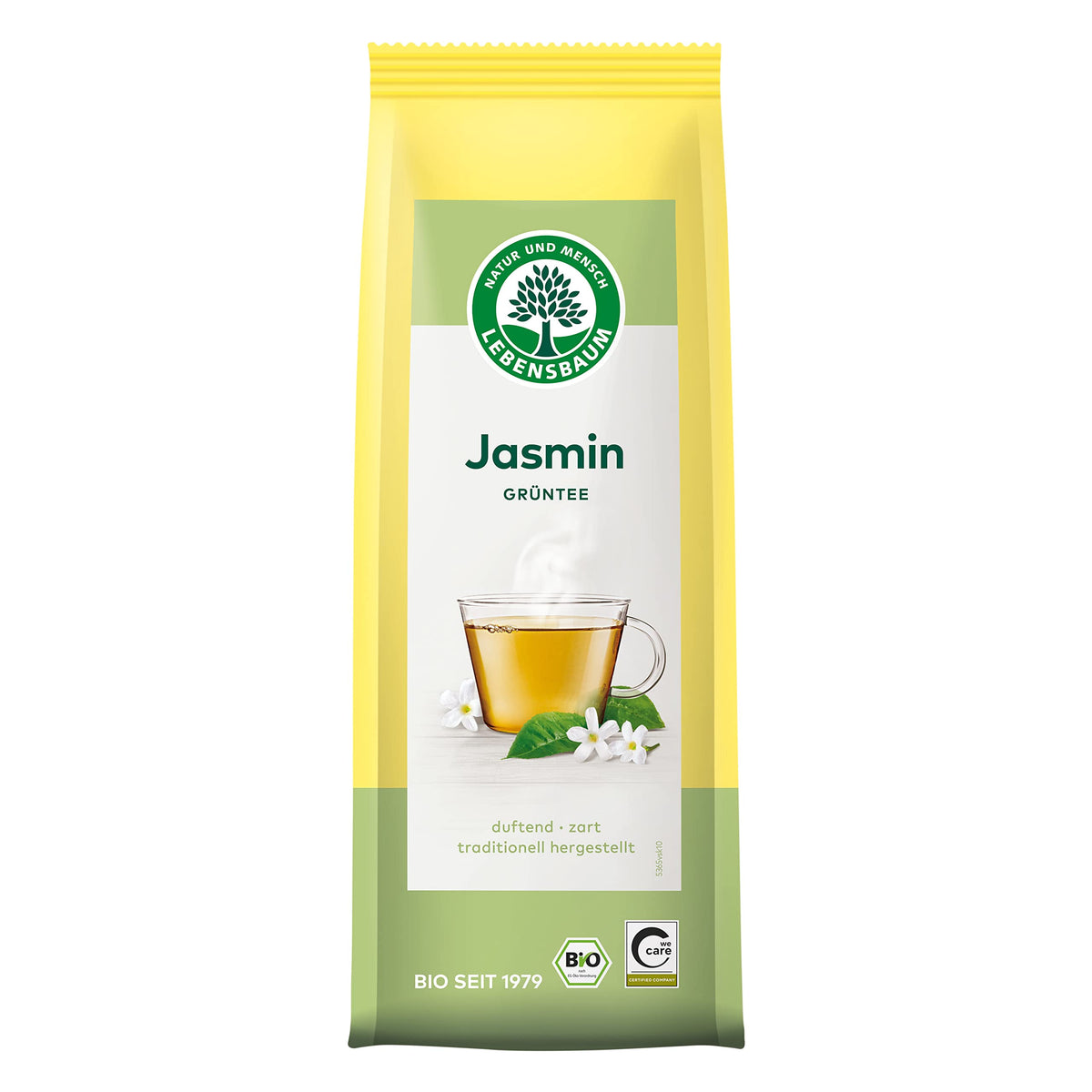 LEBENSBAUM Grüntee Jasmin Blatt, Bio-Grüntee mit duftiger Note, zarter Geschmack, reiner Jasmin-Tee, 75 g — Abbildung 6