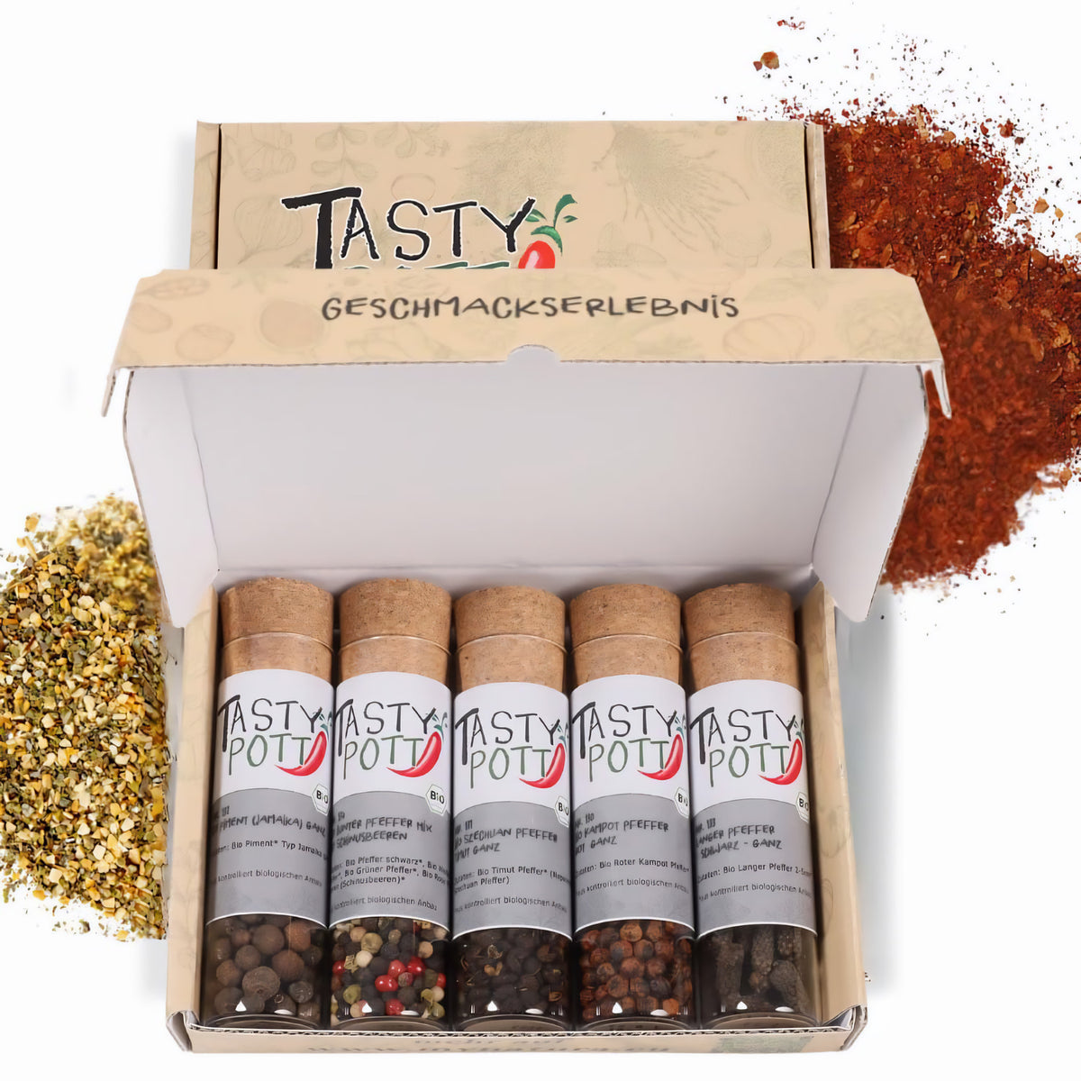 Tasty Pott Dank Box "Alles Gute" - Jeweils 5 Gewürze wählbar + Karte — Abbildung 13