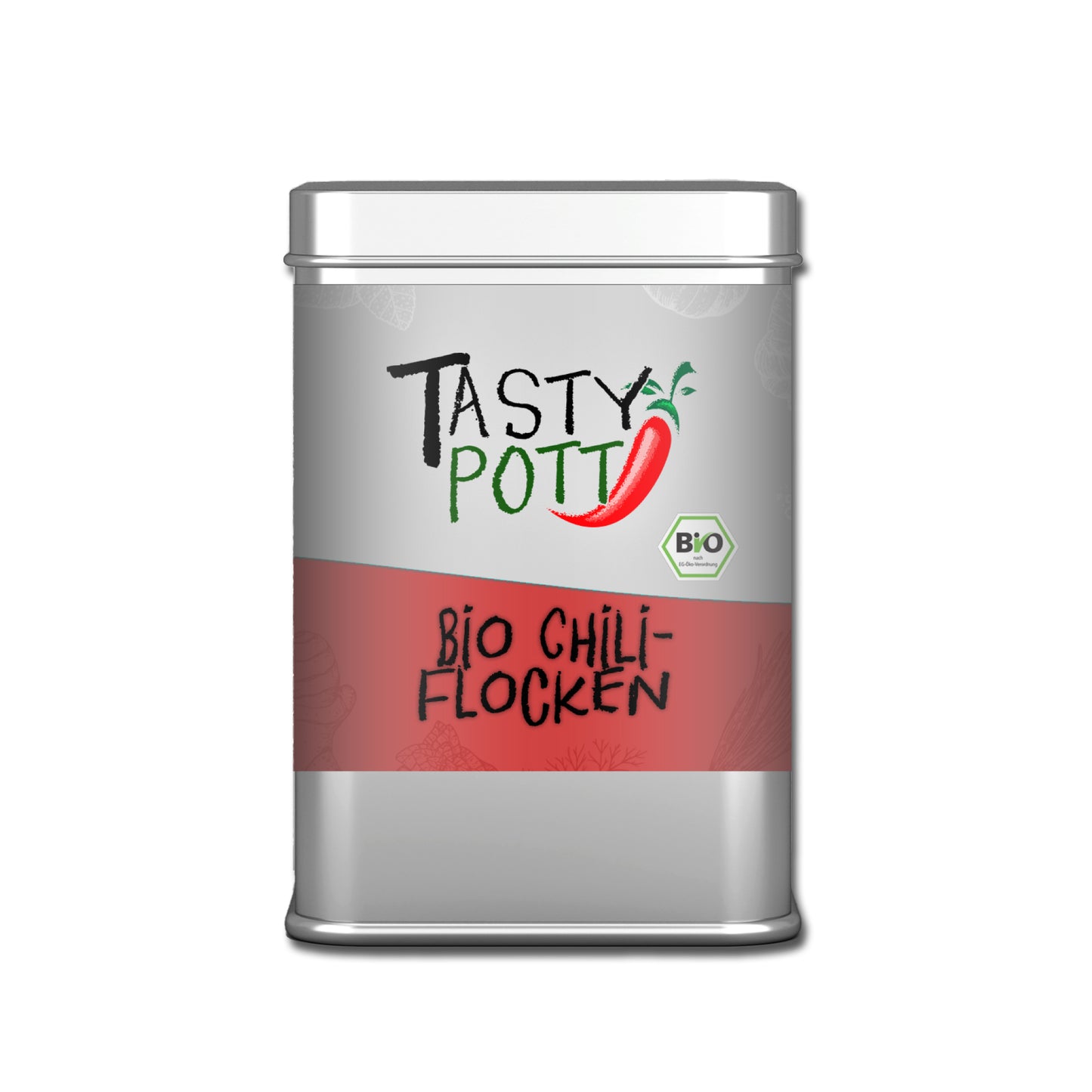 Tasty Pott Bio Chiliflocken scharf - 50g Dose