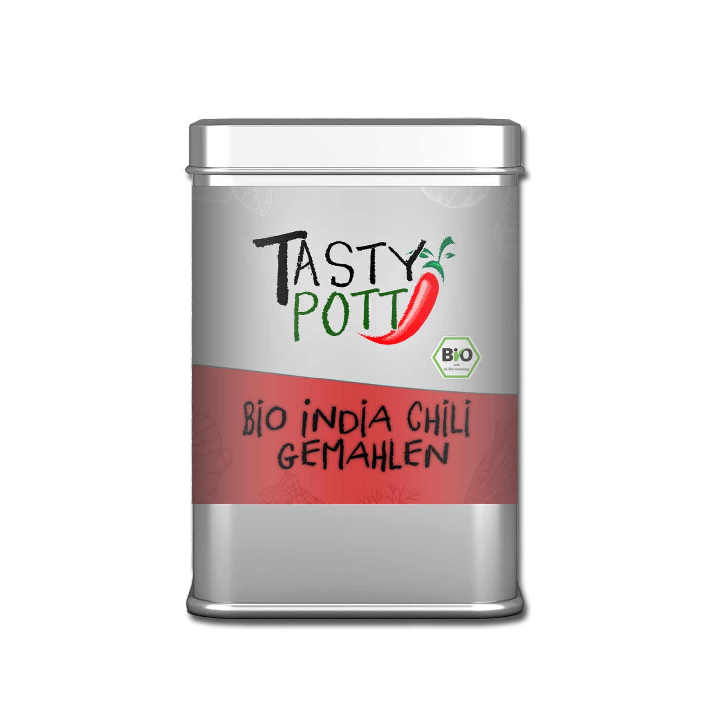 Tasty Pott Bio India Chili Pulver - 80g