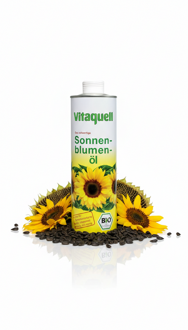 Vitaquell Sonnenblumenöl Bio 750ml - fit and life shop