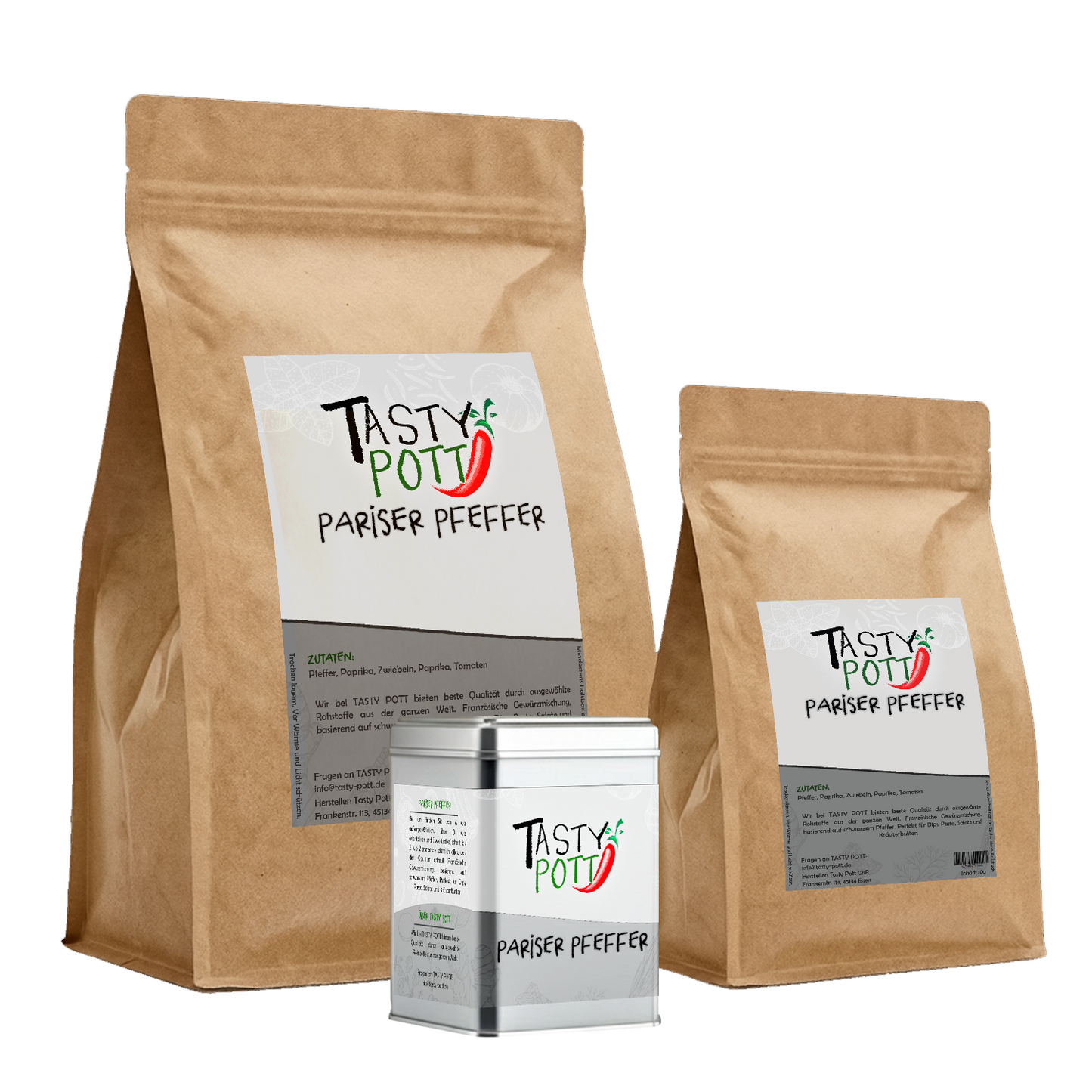 Tasty Pott Pariser Pfeffer Mix - im Beutel