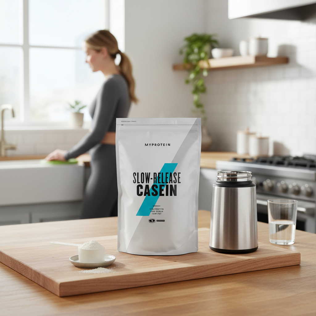 AI Photoshoot — Myprotein Micellar Casein (1000g Beutel) lifestyle cover