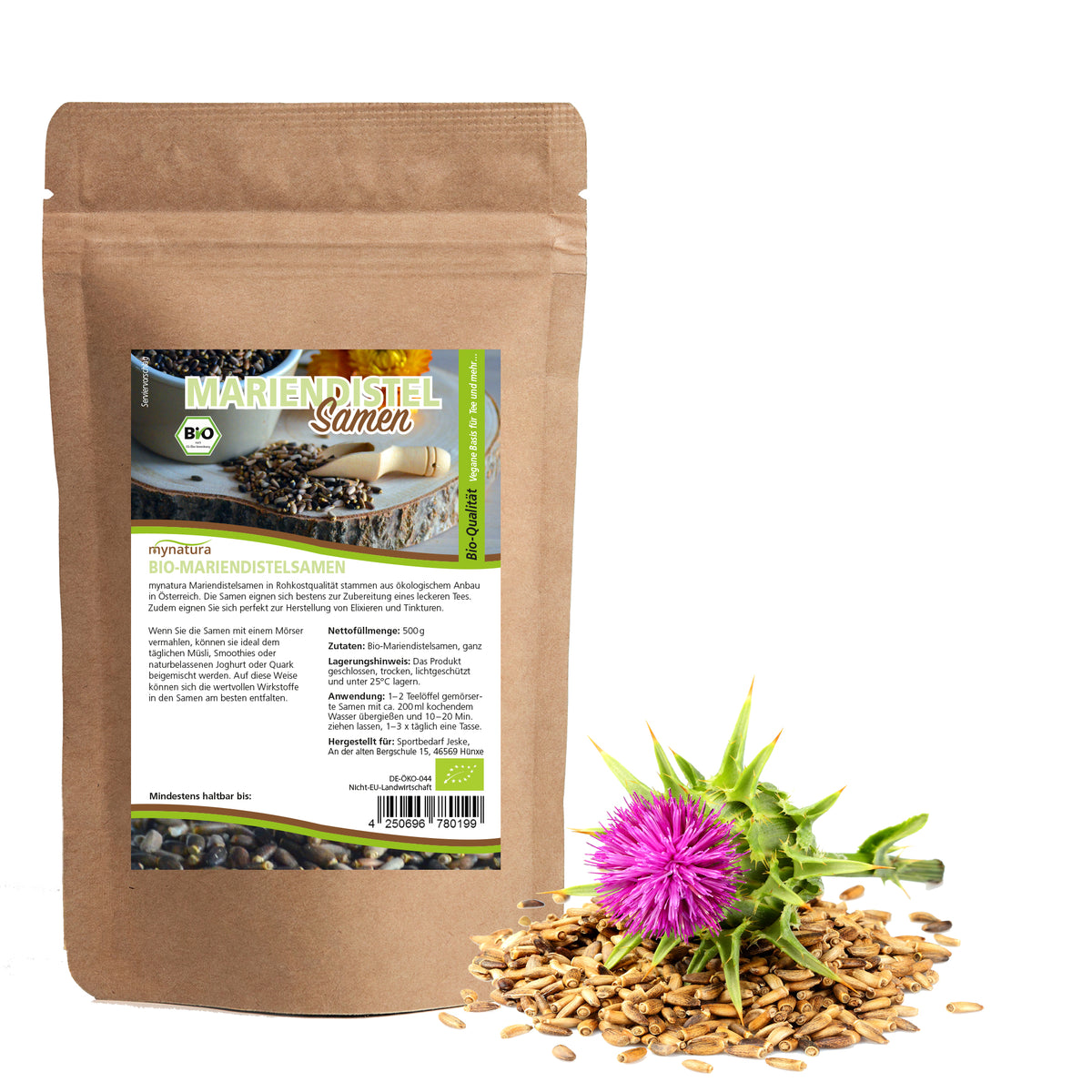 Mynatura Tee Set No.2 I Bio Mariendistel Samen I Bio Brennnessel Samen I Löwenzahn Wurzelpulver - fit and life shop