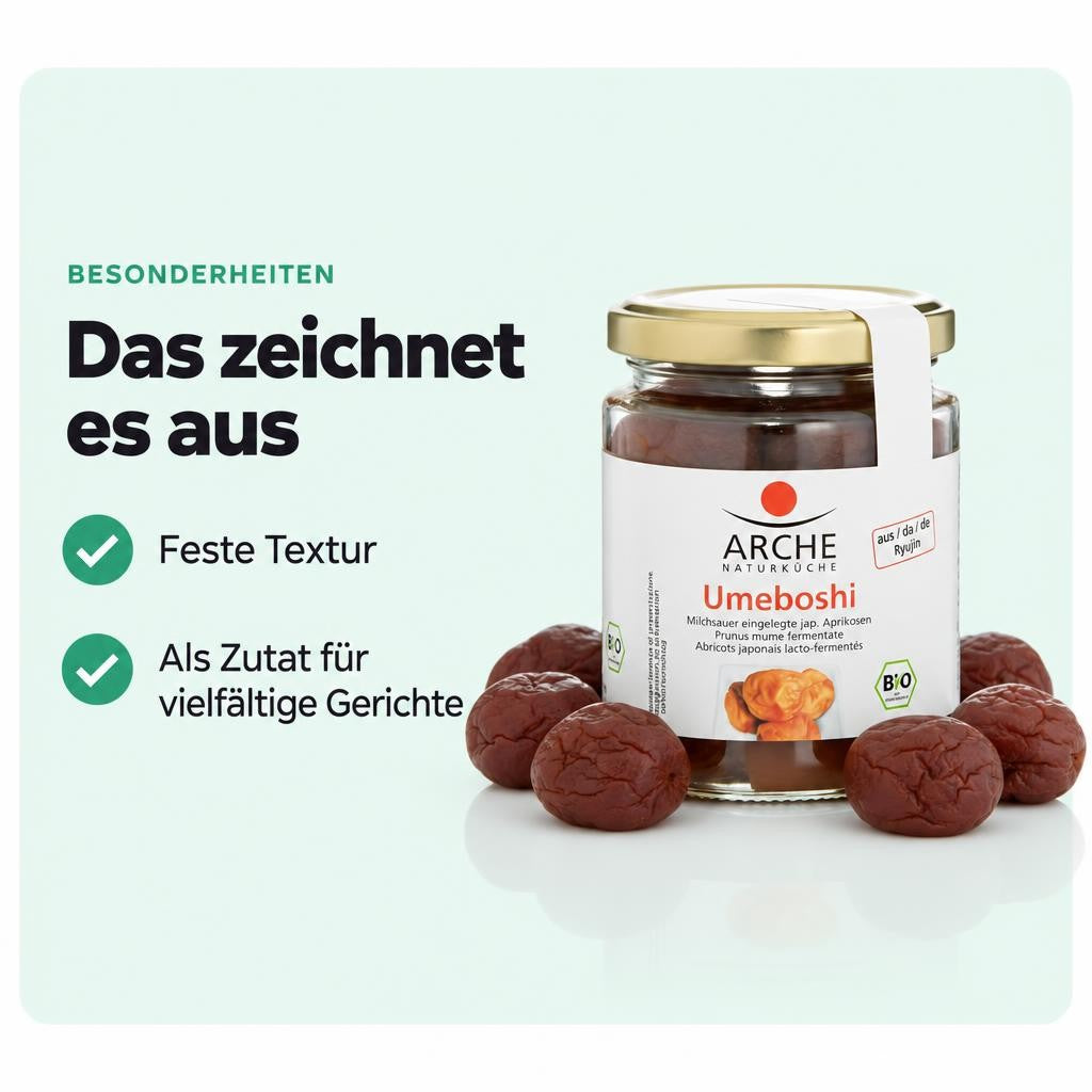 Arche Bio Ryujin Umeboshi Aprikosen – Bild 5