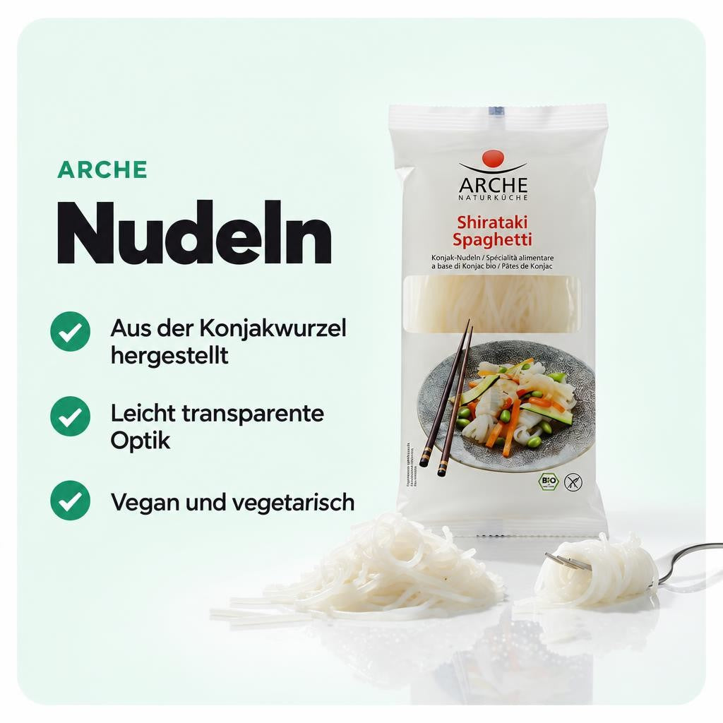 Arche Bio Shirataki Konjak Nudeln – Bild 2
