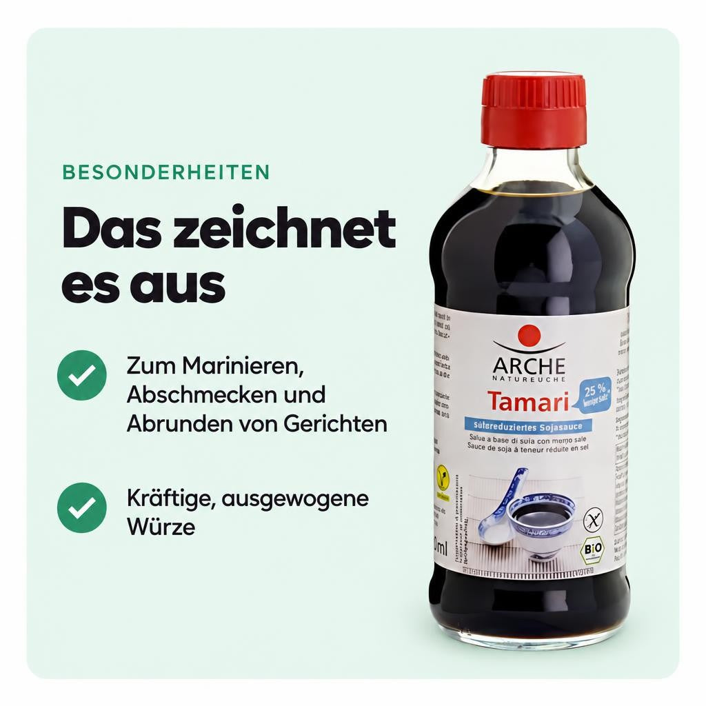Arche Tamari - salzreduziert - 250ml – Bild 5