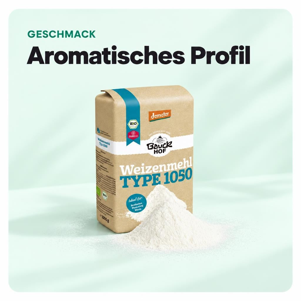 Bauckhof Bio Weizenmehl Typ 1050, 1kg – Bild 4