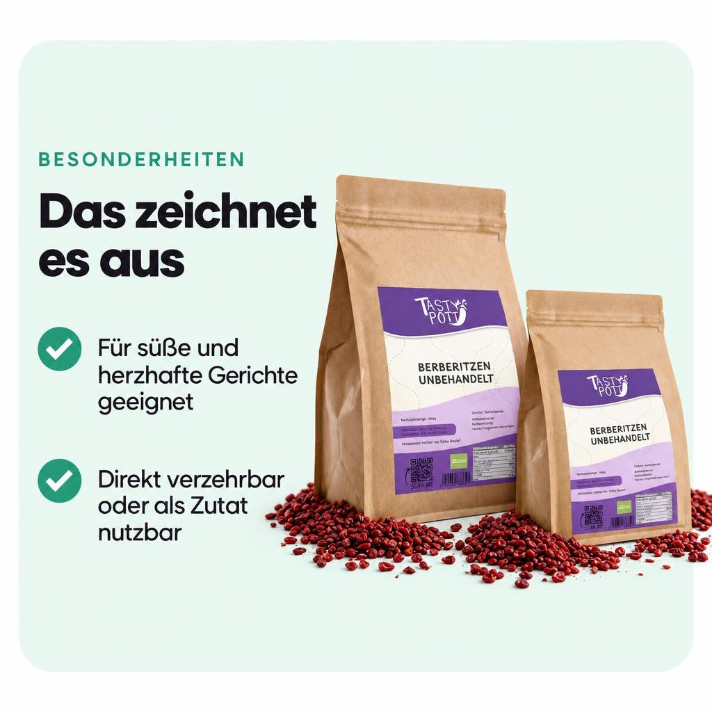 Tasty Pott Berberitzen getrocknet - im Beutel – Bild 5