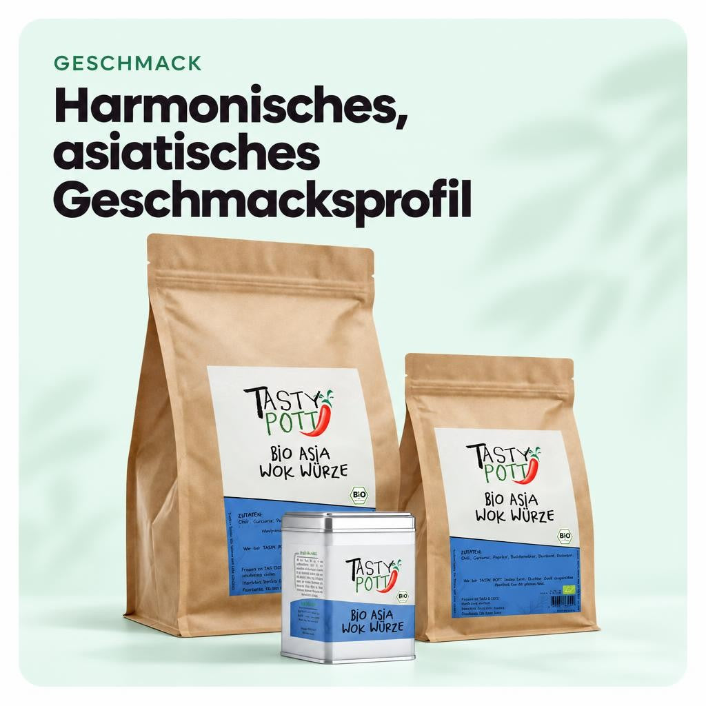 Tasty Pott Bio Asia Wok Gewürzmischung - im Beutel – Bild 4
