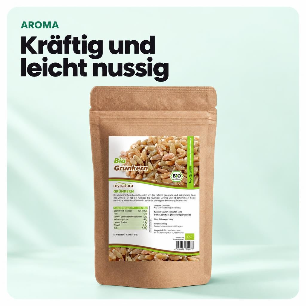 Mynatura Bio Grünkern ganz 1kg – Bild 4