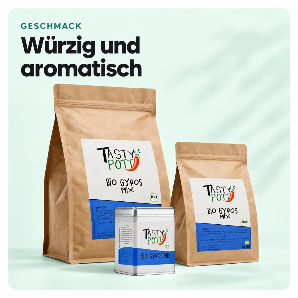Tasty Pott Bio Gyros Gewürzmischung - im Beutel – Bild 4