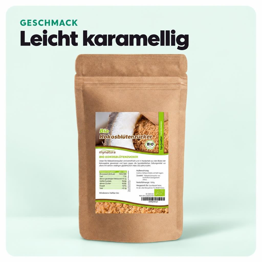 Mynatura Bio Kokosblütenzucker - 1kg – Bild 4