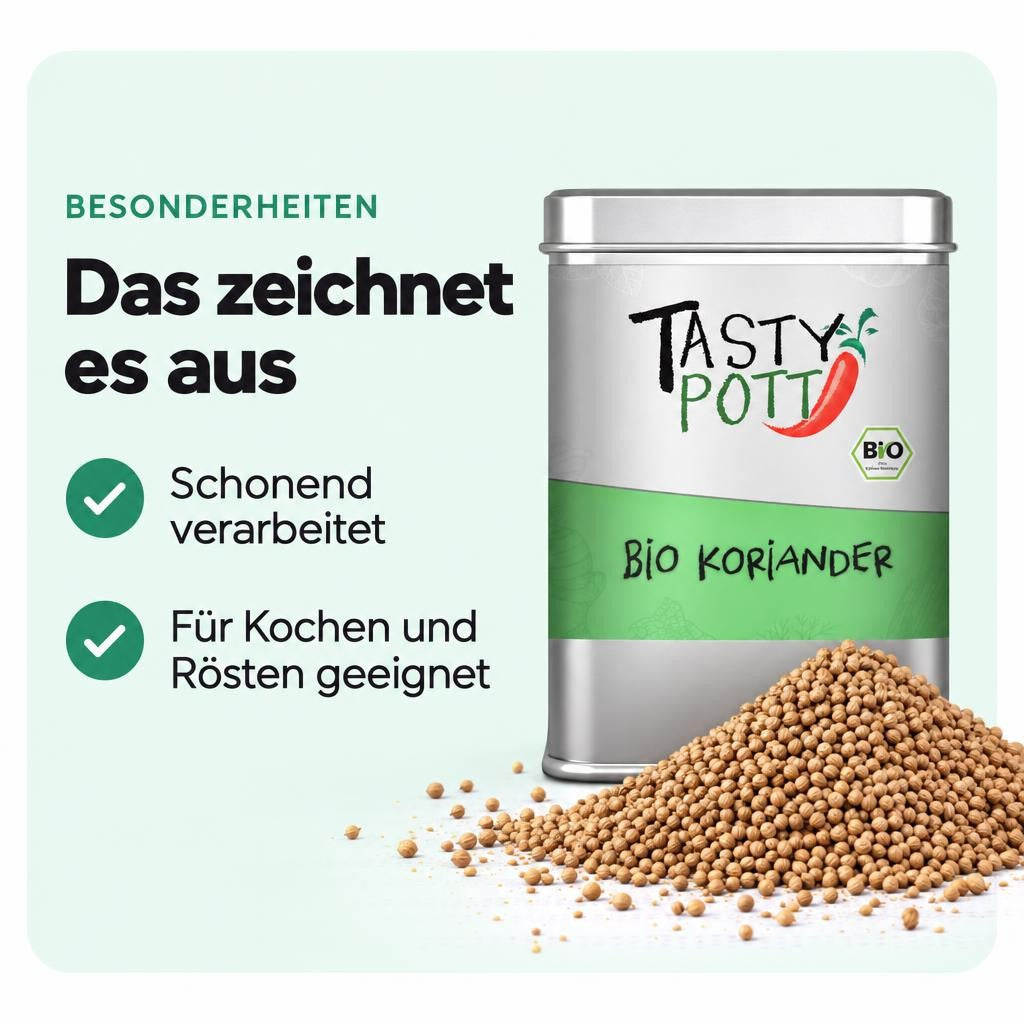 Tasty Pott Bio Koriandersamen - 60g – Bild 5