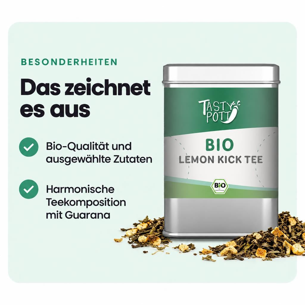 Tasty Pott Bio Lemon Kick Tee mit Zitronengras 20g – Bild 5