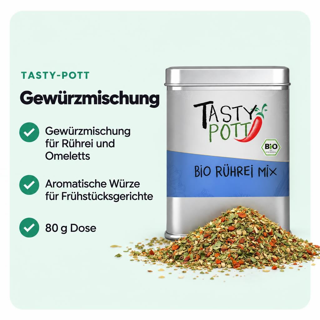 Gewürzmischung für Rührei, Omeletts und herzhafte Gerichte.