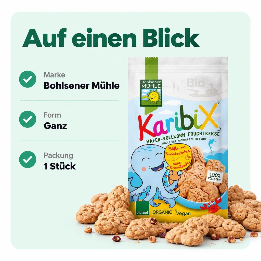 Bohlsener Mühle KaribiX Hafer-Vollkorn Fruchtkekse – Bild 3