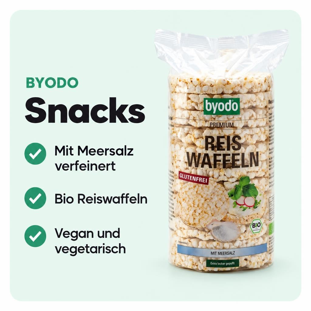Byodo Reiswaffel Meersalz (100g) – Bild 2