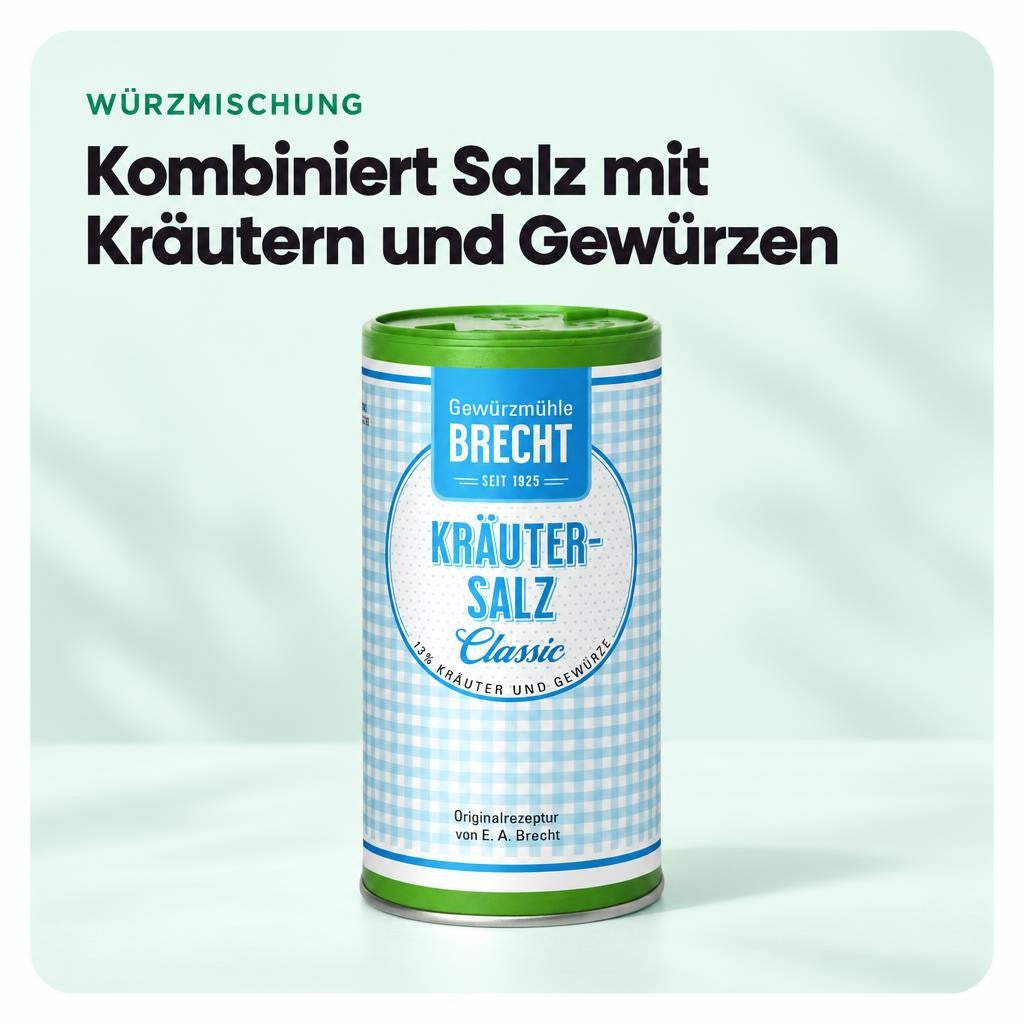 Brecht Kräutersalz, Classic Streuer, 200g – Bild 4
