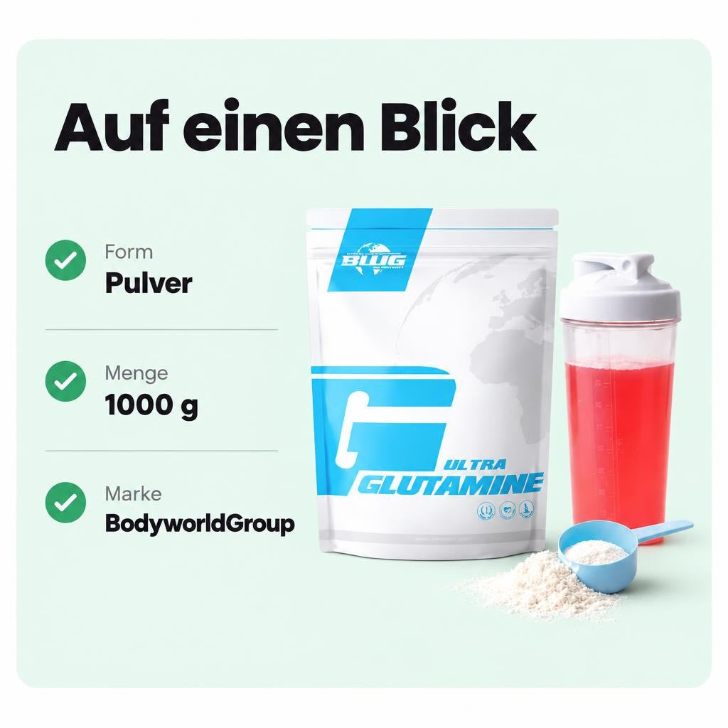 BWG Ultra L-Glutamin + Vitamin B6 – Bild 3