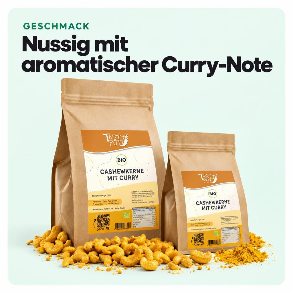 Nussig mit aromatischer Curry-Note