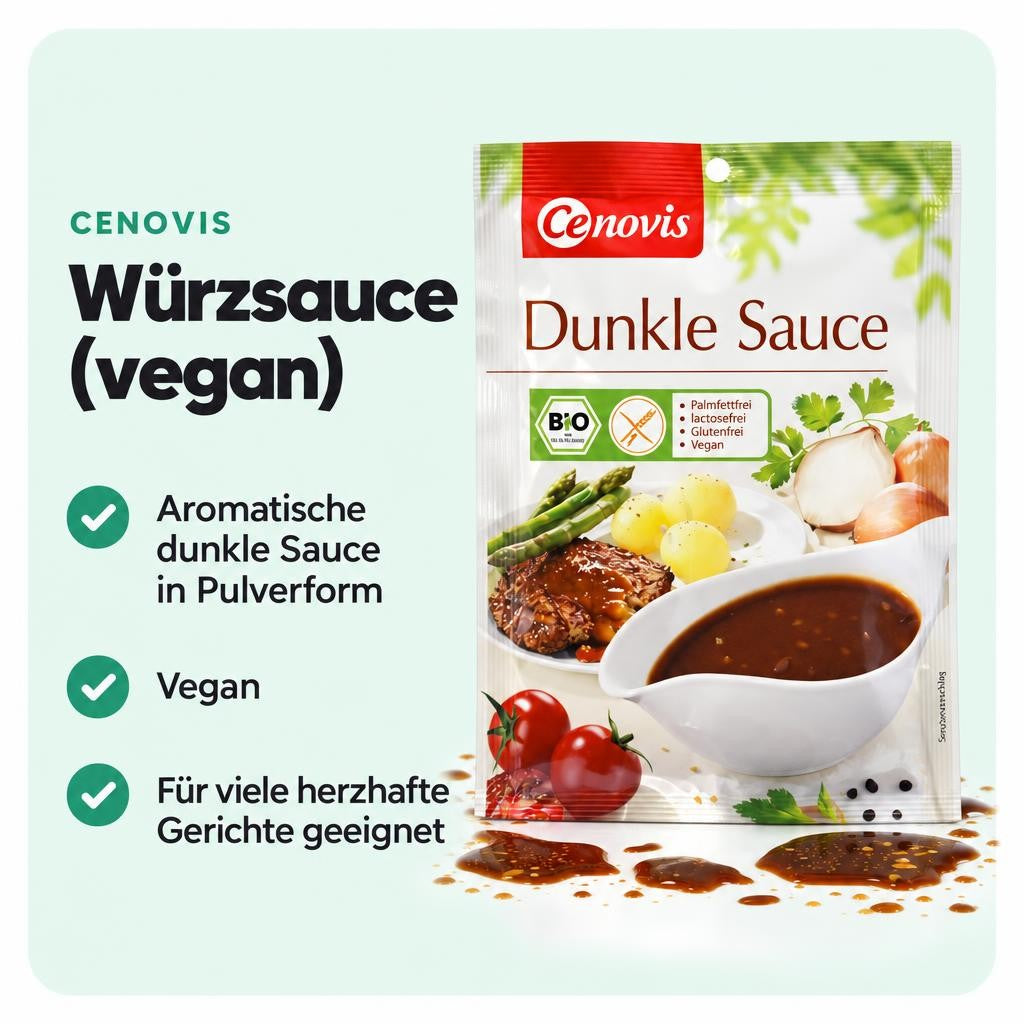 Kräftige, vegane Würzsauce für herzhafte Gerichte und kreative Rezepte.