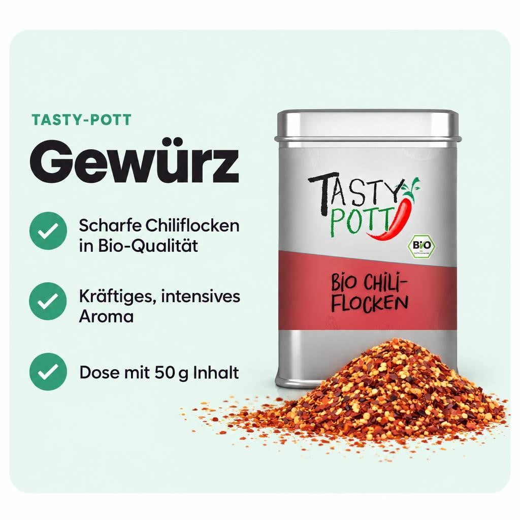 Kräftige und aromatische Schärfe für viele Gerichte.