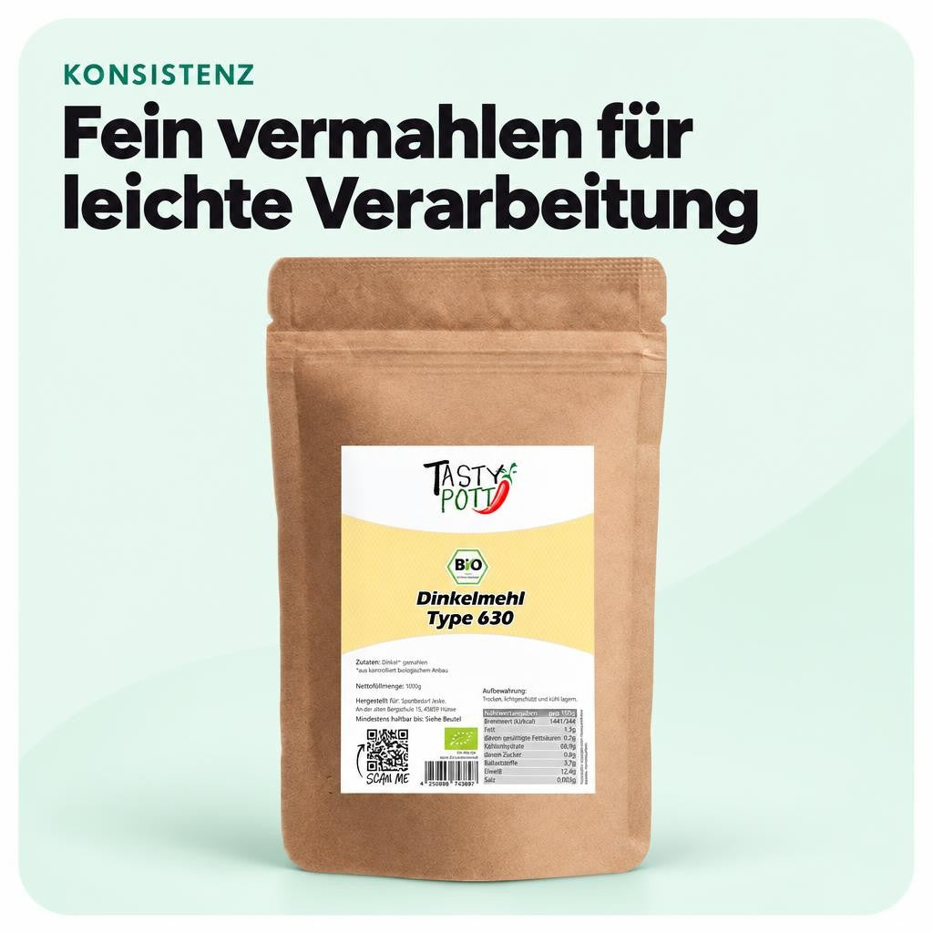 Fein vermahlen für leichte Verarbeitung