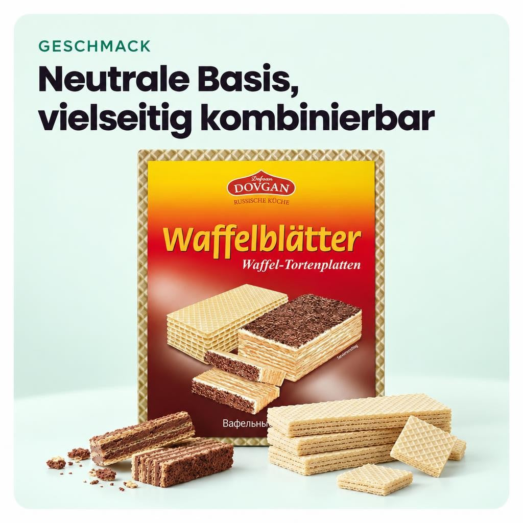 DOVGAN Waffelblätter 1er pack 350g – Bild 4