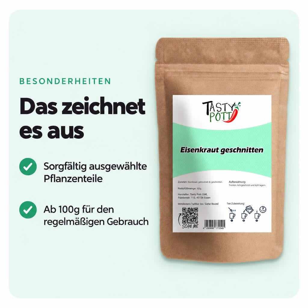 Tasty Pott Eisenkraut geschnitten - im Beutel – Bild 5