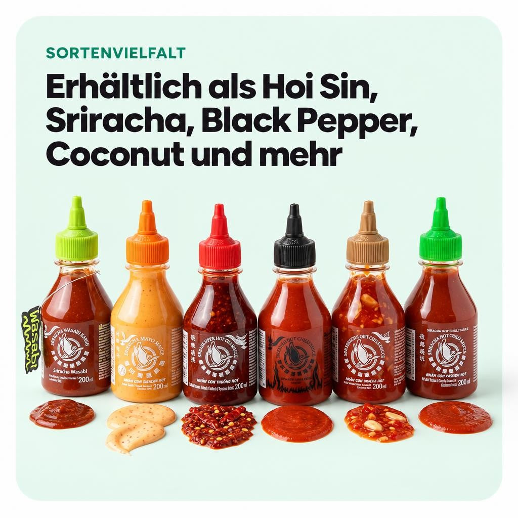 Flying Goose Sauce verschiedene Geschmäcker 200ml – Bild 4
