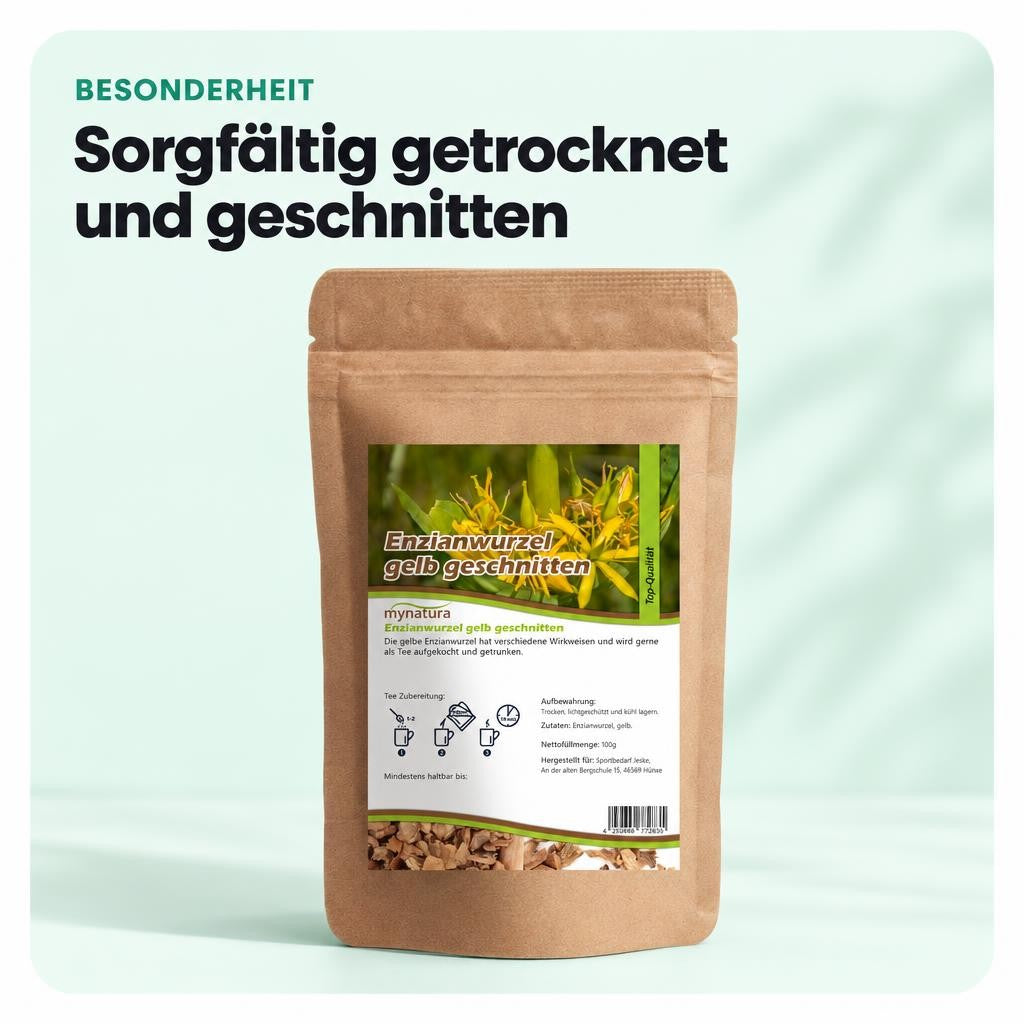 Sorgfältig getrocknet und geschnitten