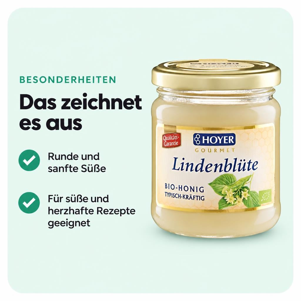 Hoyer - Bio Lindenblüten-Honig - 250g – Bild 5