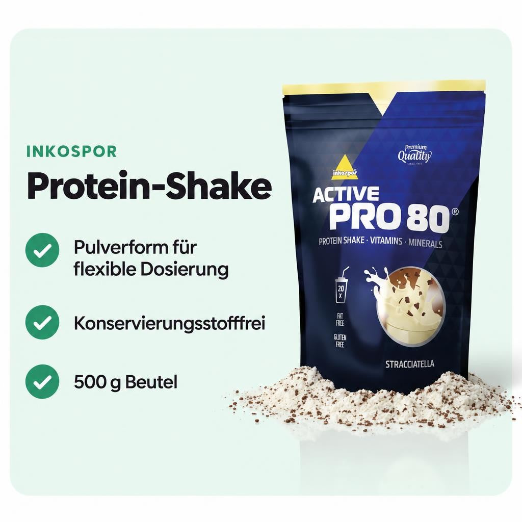Inko Pro Active 80 Protein Eiweiss-Shake 500g Beutel – Bild 2