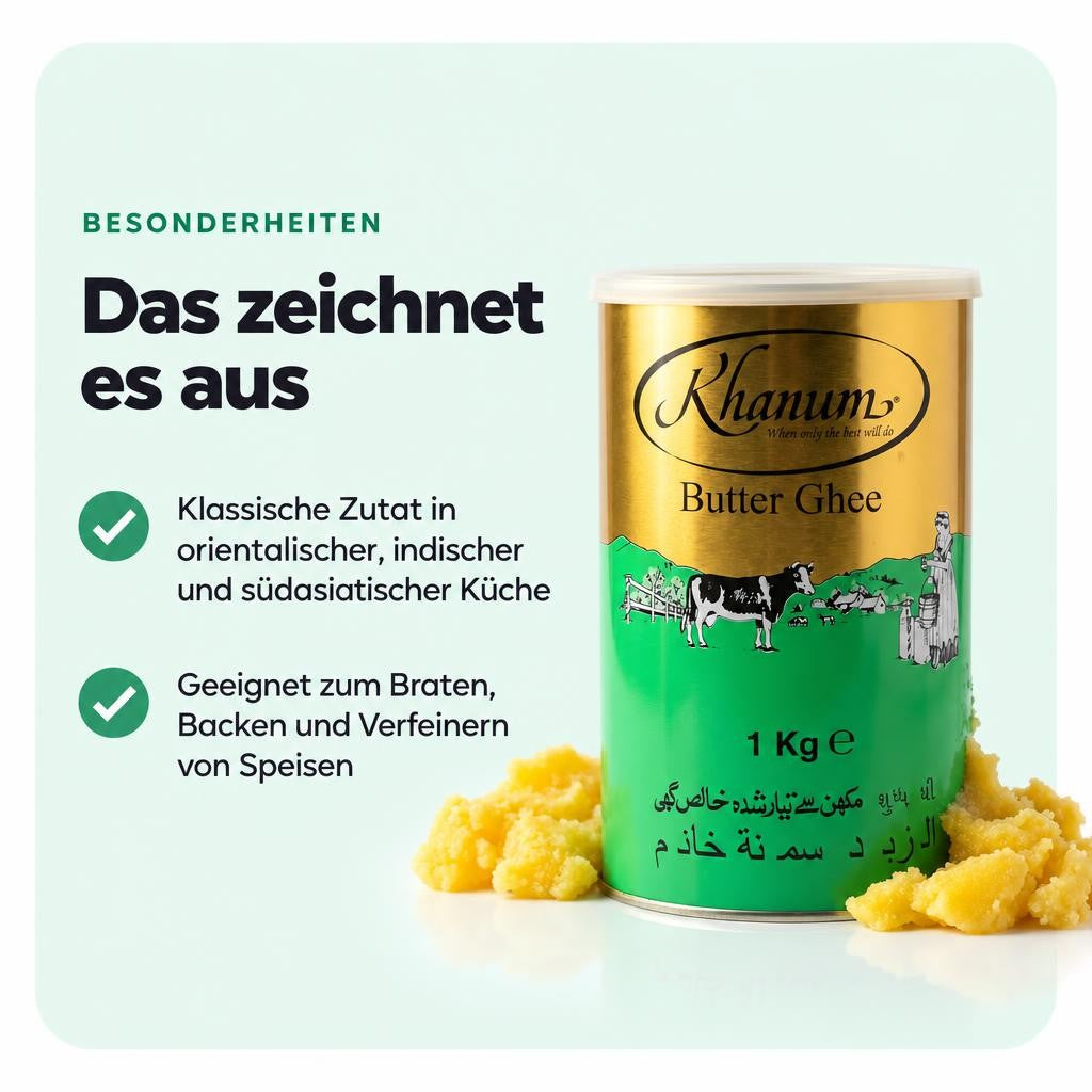 Khanum Butter Ghee (500g) – Bild 5