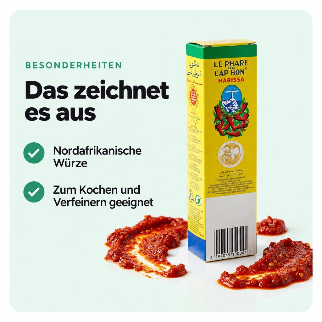 Le Phare Du Cap Bon Harissa Scharfe Würzpaste 70g – Bild 5