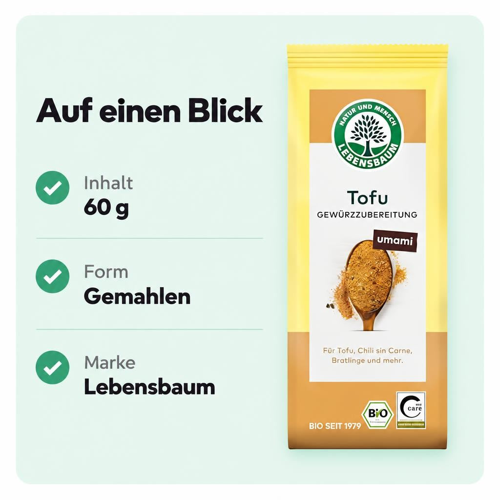 Intensive Würzmischung für Tofu, Chili sin Carne und pflanzliche Gerichte.