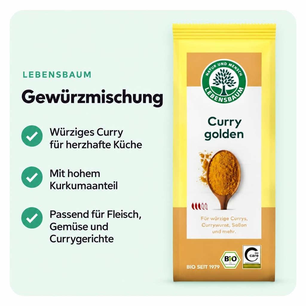Lebensbaum Curry, gold - 50 g – Bild 2