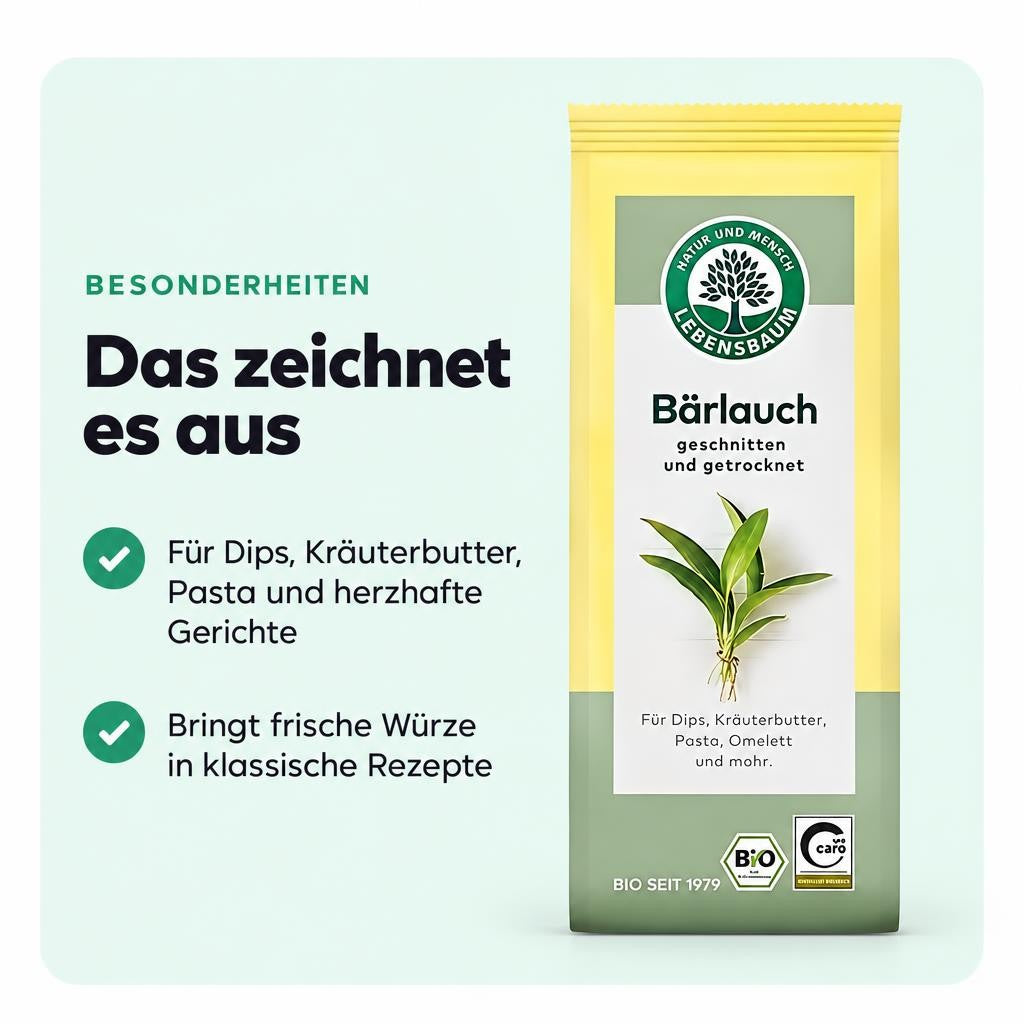 LEBENSBAUM Bio Bärlauch, geschnitten, 15 g – Bild 5