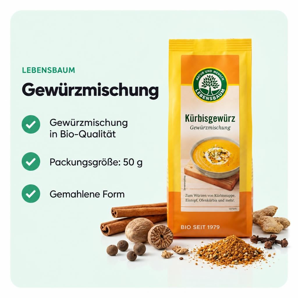Lebensbaum Kürbisgewürz - 50g – Bild 2