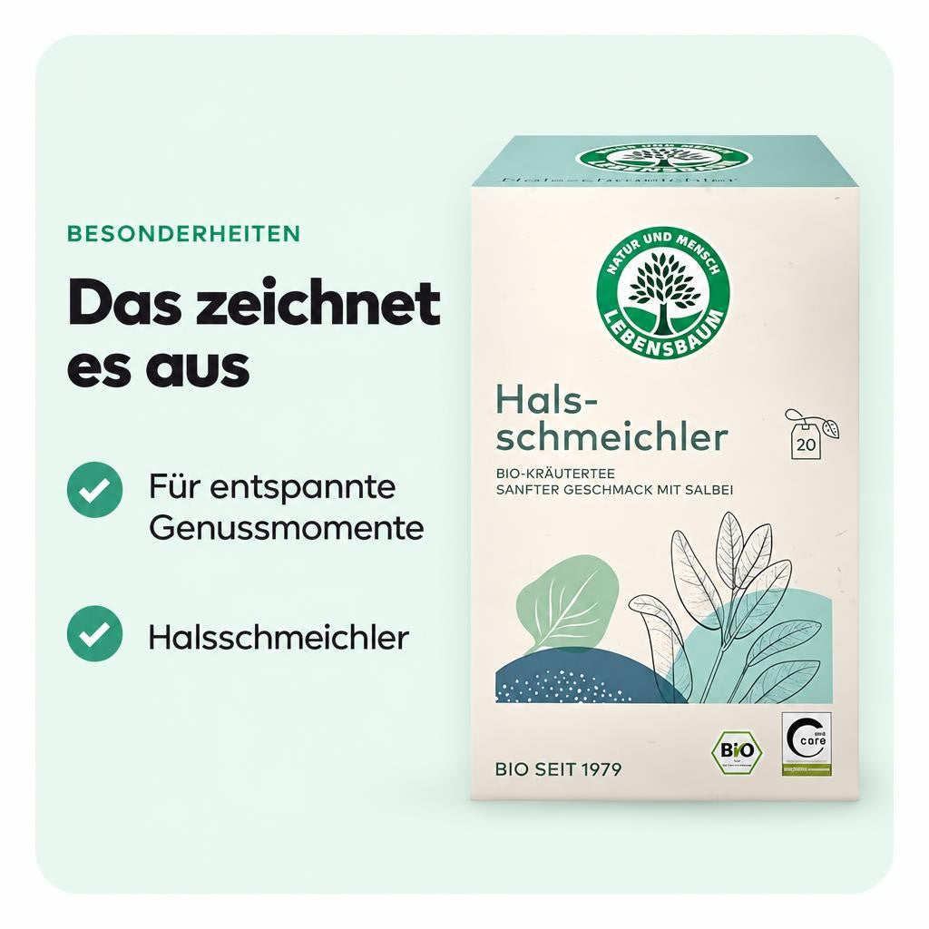 Lebensbaum Halsschmeichler Kräutertee 40 g – Bild 5