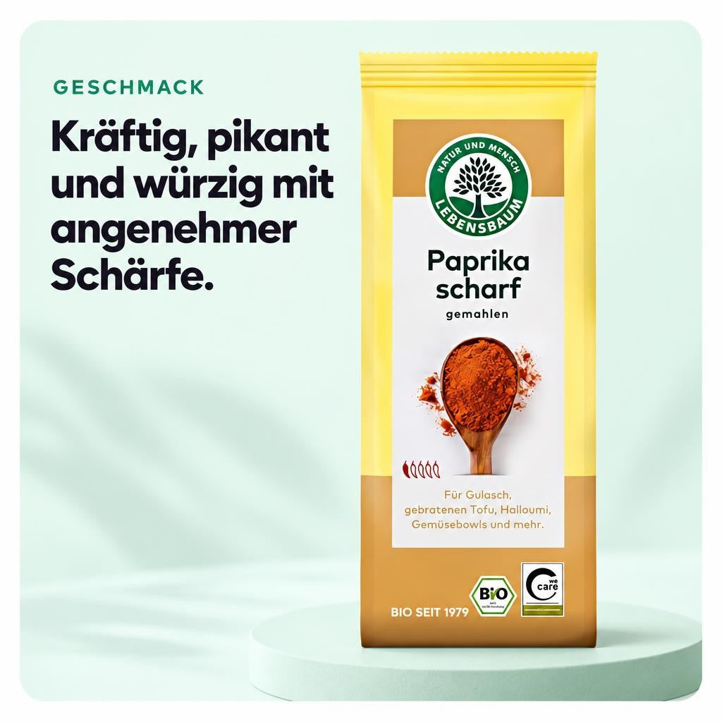 Lebensbaum Paprika Scharf gemahlen - 50 g – Bild 4