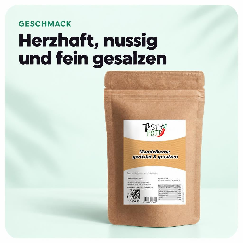 Herzhaft, nussig und fein gesalzen