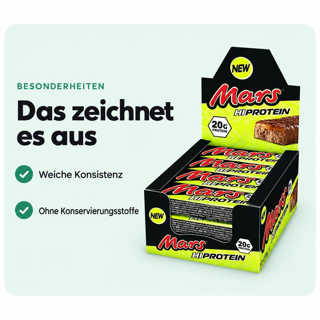 Mars Hi Protein Riegel 20g Protein - 12x59g – Bild 5