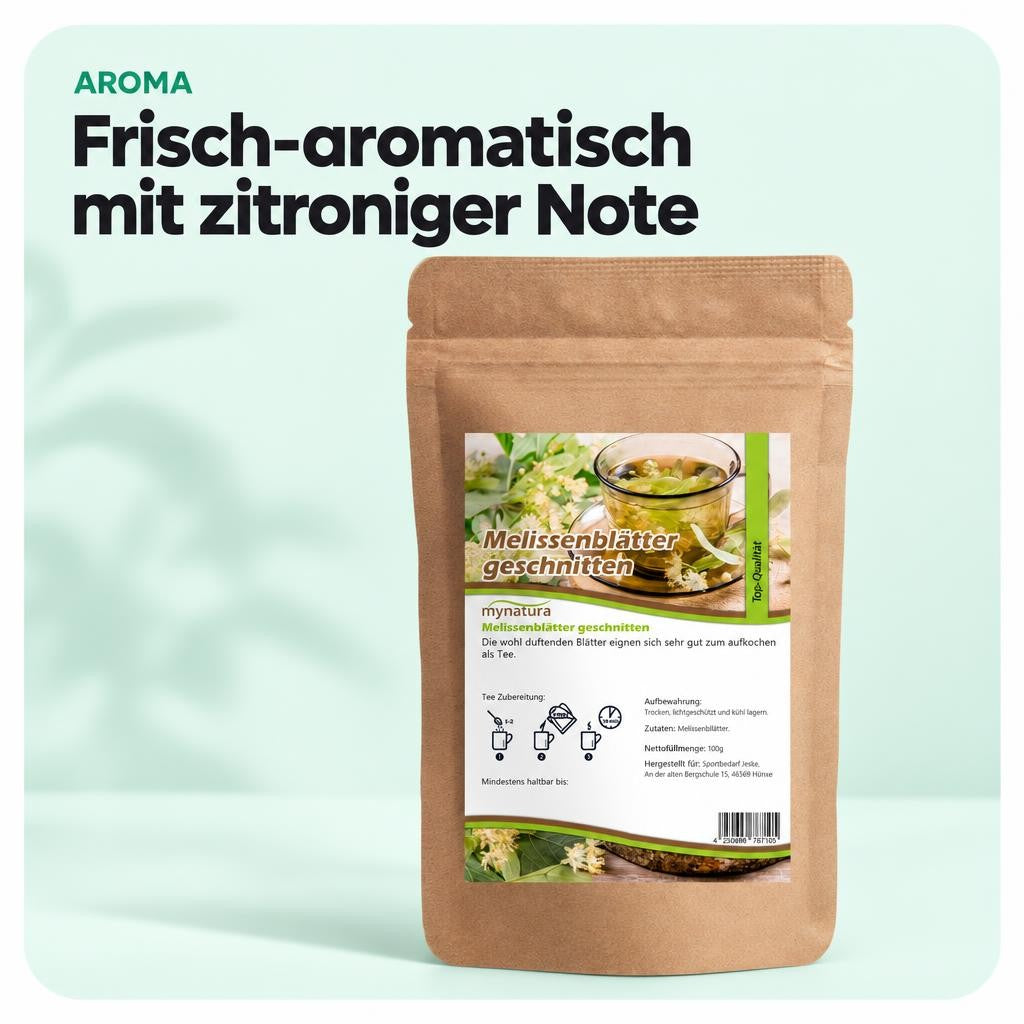 Mynatura Melissenblätter getrocknet & geschnitten – in verschiedenen Größen – Bild 4