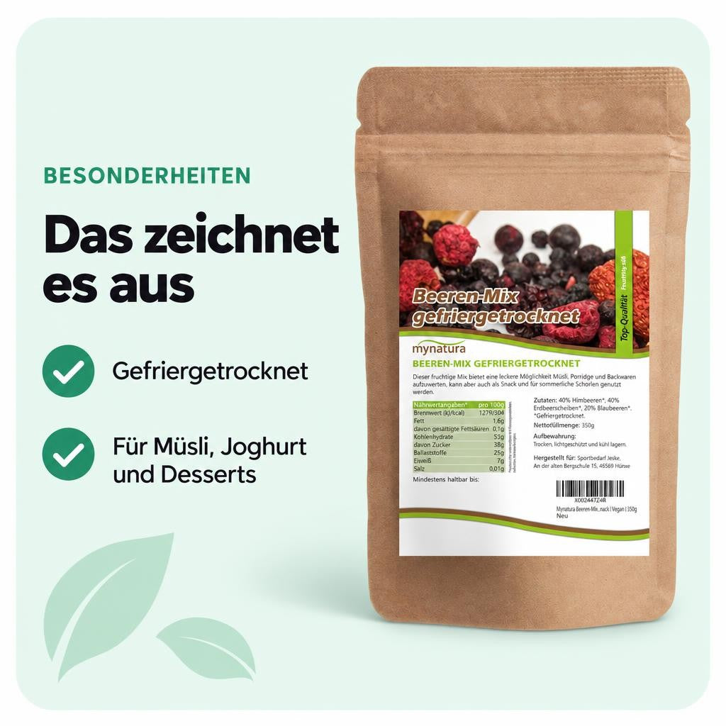 Mynatura gefriergetrockneter Beeren-Mix ab 350g – Bild 5