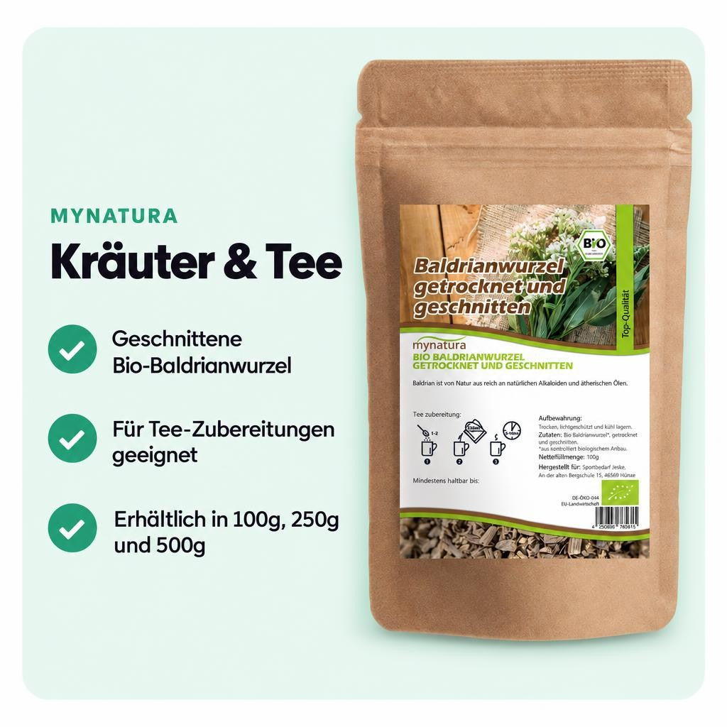 Mynatura Bio Baldrianwurzel geschnitten - in verschiedenen Größen – Bild 2
